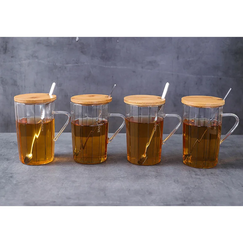 long glass mug