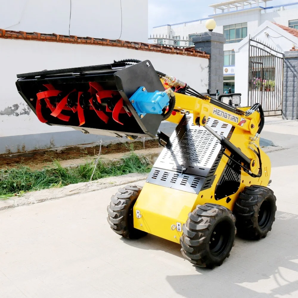 Hengtian Walk Behind Compact Loader Mini Skid Steer Buy Skid Steer