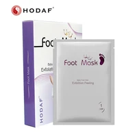 

HODAF amazon Hot selling Wholesale Baby Foot Exfoliating Peeling Foot Mask