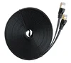 Ethernet Cable For Modem Router Network Transmission With Shielded RJ45 Connector Cat7 1 Meter Patch Cable