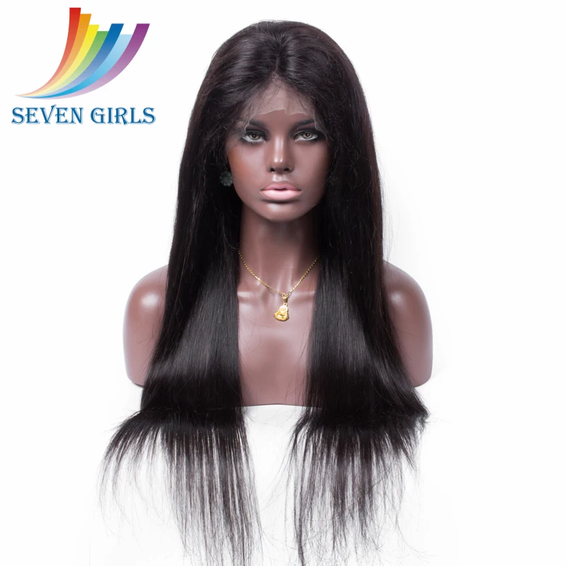 

2019 New arrival natural color Straight 150% density cuticle aligned human hair lace front wig