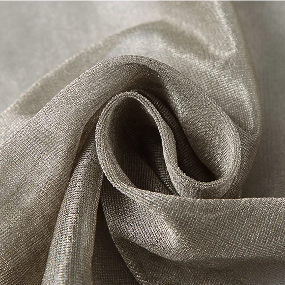 100 Metal Silver Fiber Knitted Emf Radiation Protection Conductive