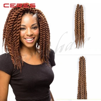 24 synthetic hair crochet braids 2X jumbo