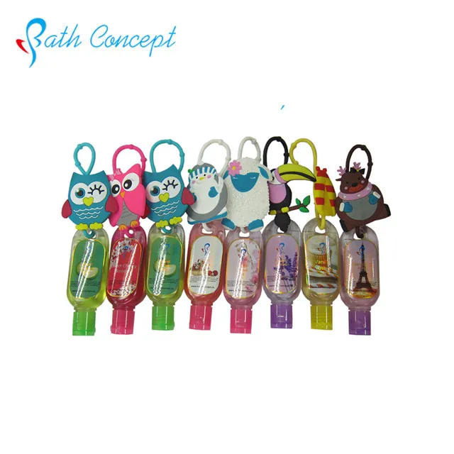 

Bath Concept wholesale cute Animal shape for kids hand sanitizer with parts 210 & 211 factory