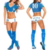 Latest Design High Quality Women Lingerie Sexy 3 Piece Football Baby Costume