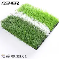 

ASHER 10 years warranty artificial grass 50mm synthetic turf for football soccer fields