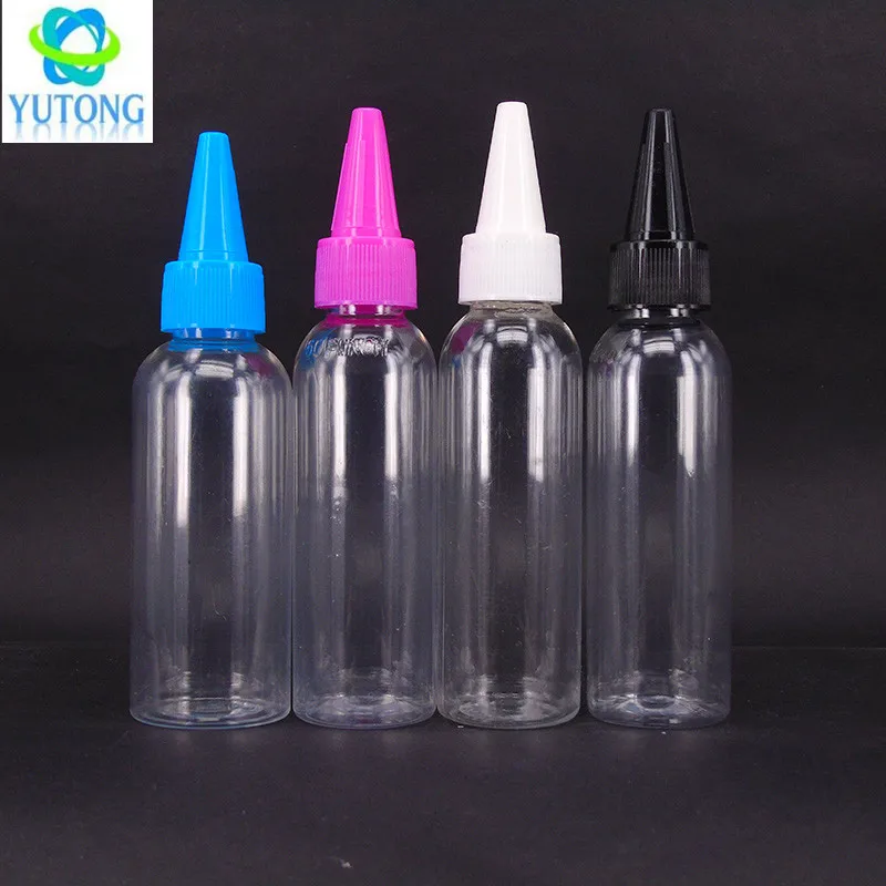 
Scale printing e liquid bottle pet bottle 30ml 60ml 120ml with screw twist top cap 