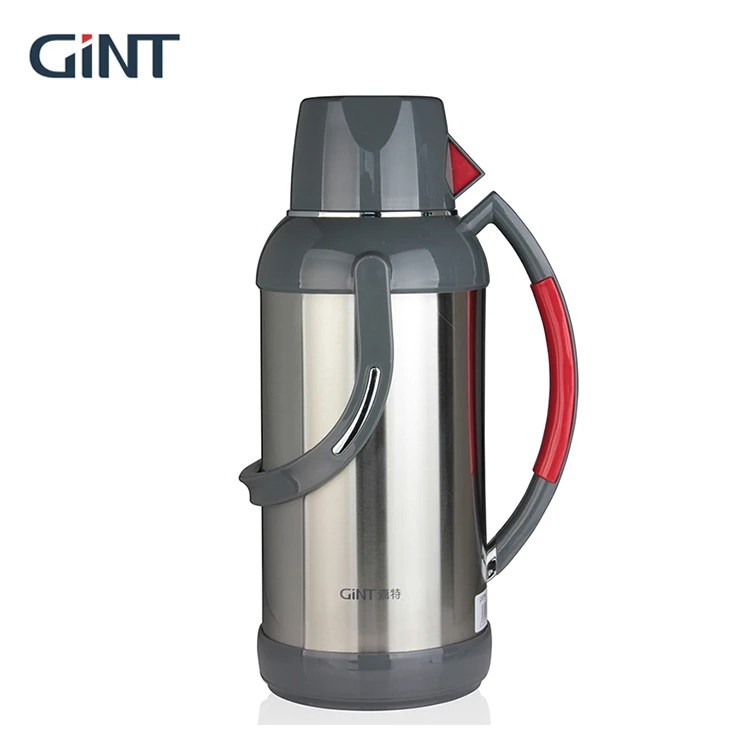 

3.2L Portable Stainless Steel Vacuum Flask Hot Water Tea Thermos Bottle, Silver