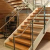 single side post modern brush finish building stain hand ms railing balcony stainless steel balcony wire