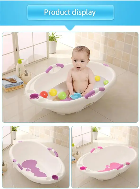 Purple Babyyuga Baby Folding Bath