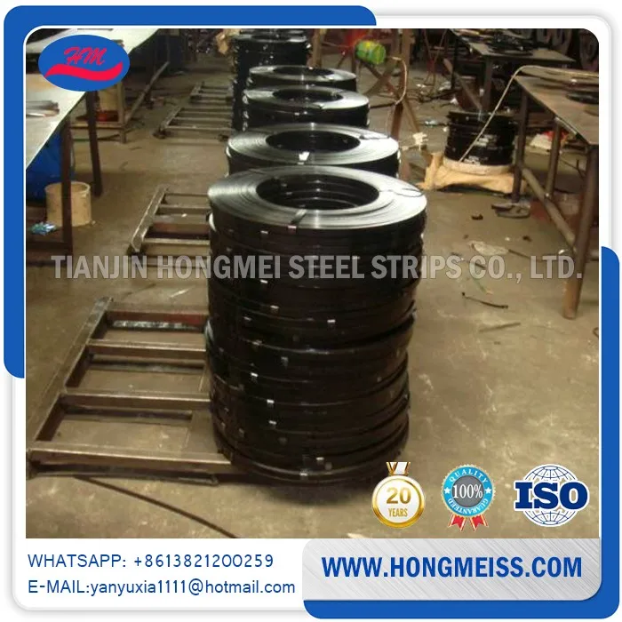 Hoop iron Zinc coated steel Packing strapping 19,25,32mm