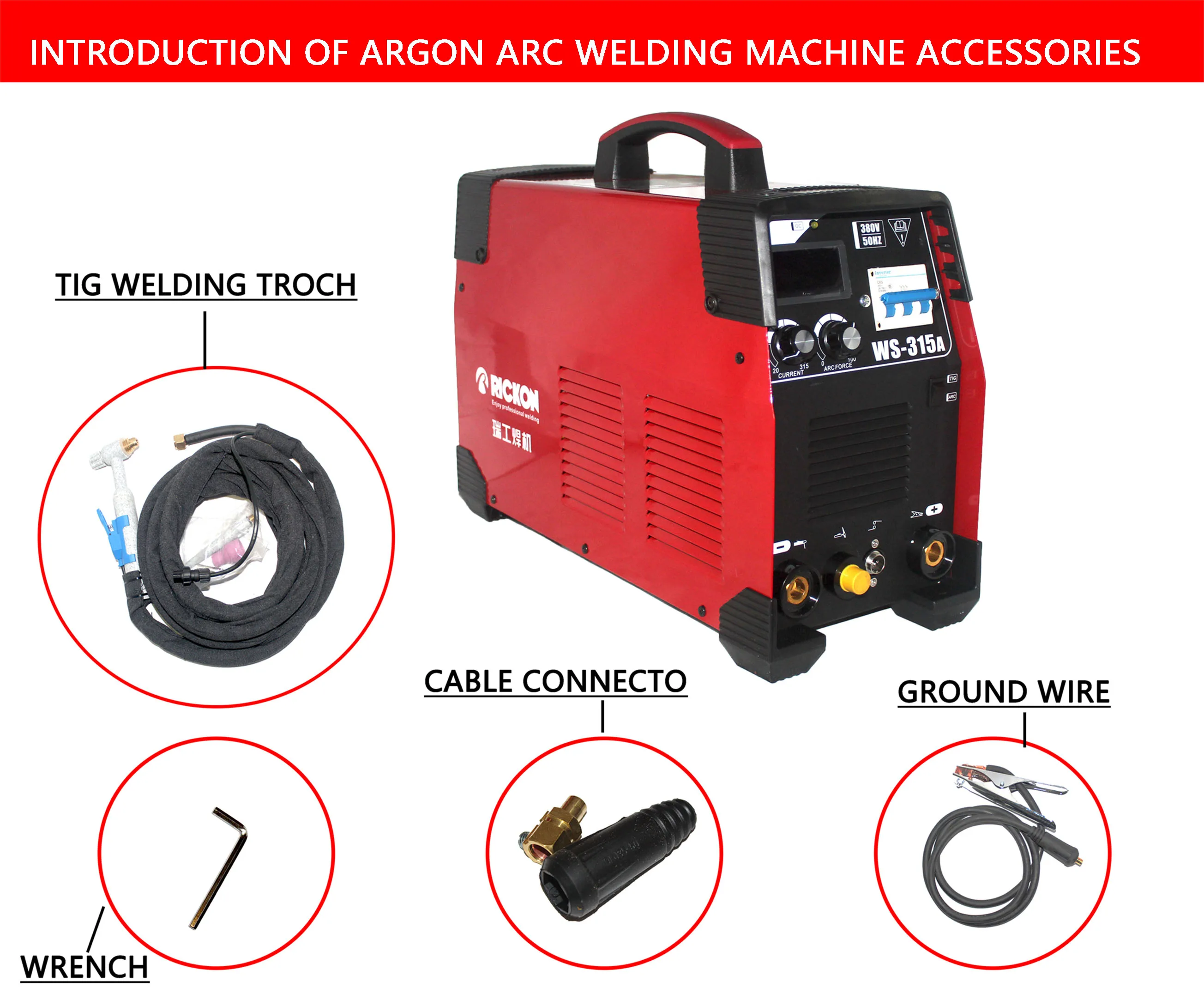 Argon Arc Gas Welding Machine Tig/ws315a Ac Dc Tig/mma Welder Inverter
