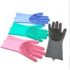 Made in China silicone rubber dishwashing scrubber gloves oven mitts factory