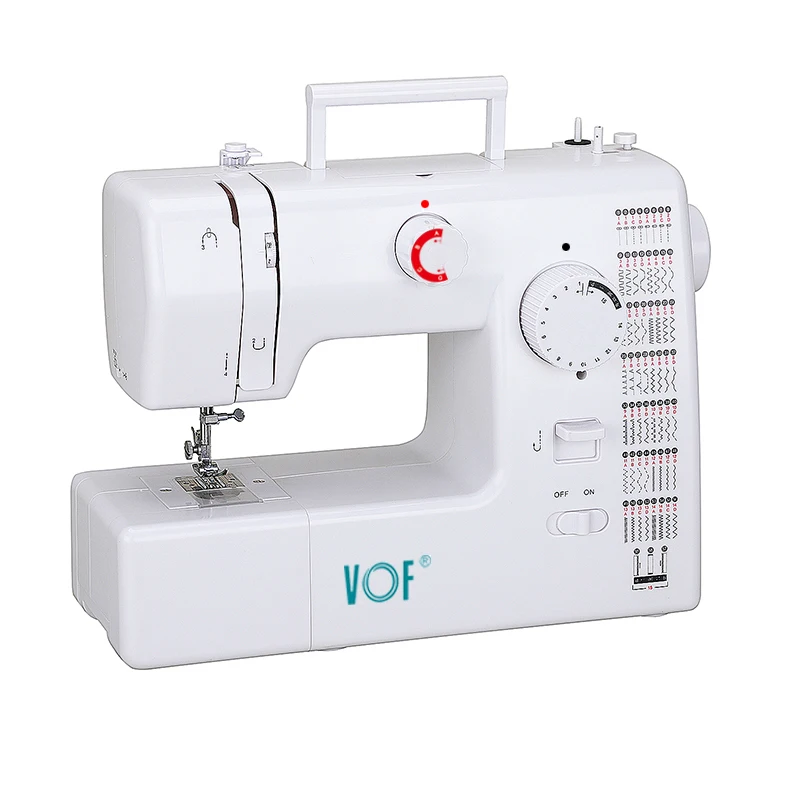 

TOP 1 Sewing Machine Supplier VOF FHSM-705 zig zag sewing machine ABS material efficient motor 59 stitch mquina de costura