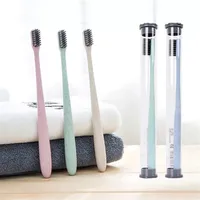 

Own Design Oem Biodegradable Wheat Straw Toothbrush Travel