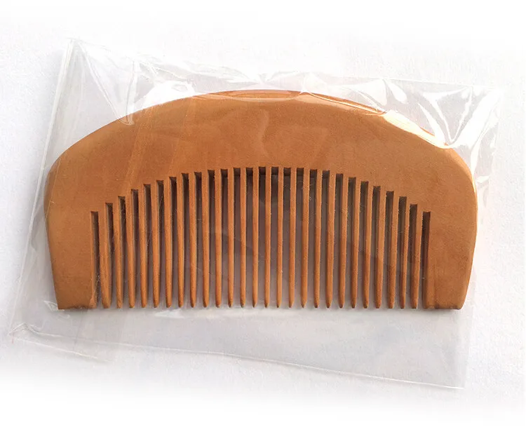 

FQ brand Hot selling custom logo mini wood hair comb cheap personalized wooden beard comb, Natural wooden color