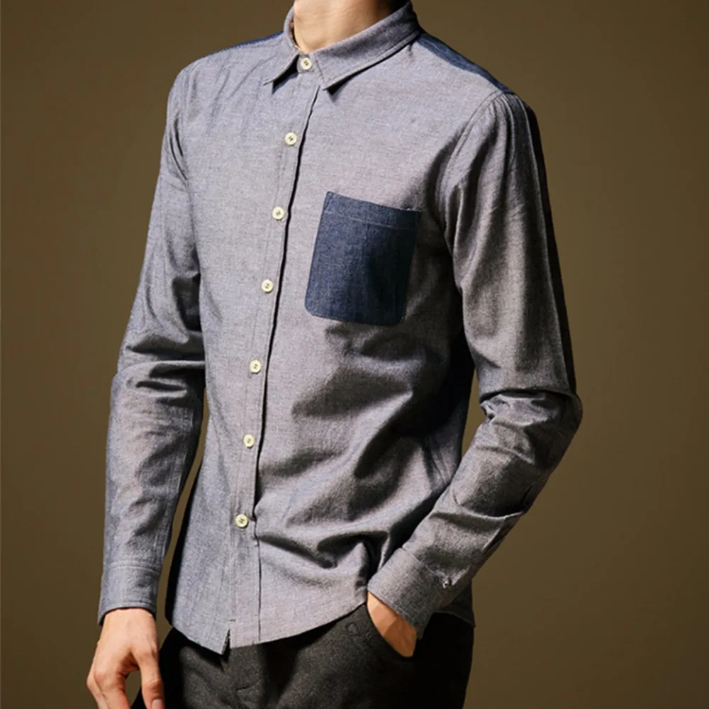 colored denim shirts