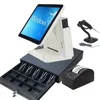 True flat screen supermarket cash register comes with customber display