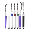 fashion short body smal Stylus Touch Ball Pen With String dust plug for Ipad phone
