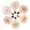 wholesale edison led bulb lamp e27 4w globe shape G125 led curved filament bulb decorative led filament lamp