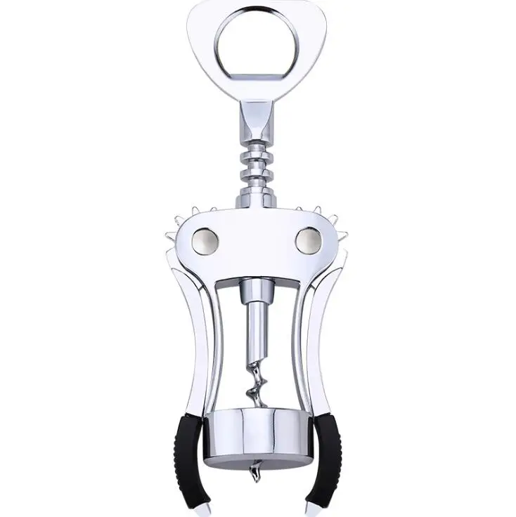 

Premium Multifunctional Wing Corkscrew Wine Bottle Opener, Sliver