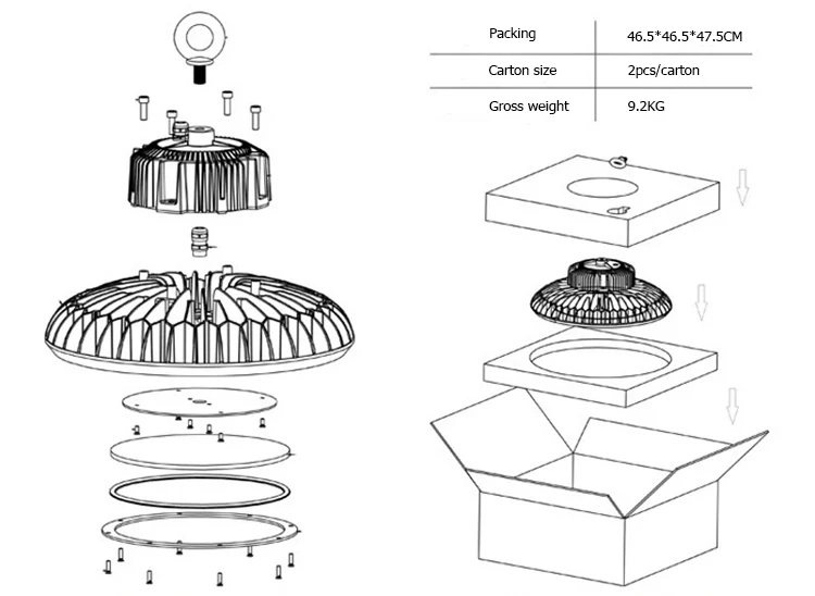 DLC Premium High Lumen Warehouse 200w UFO LED Garage Lights.jpg