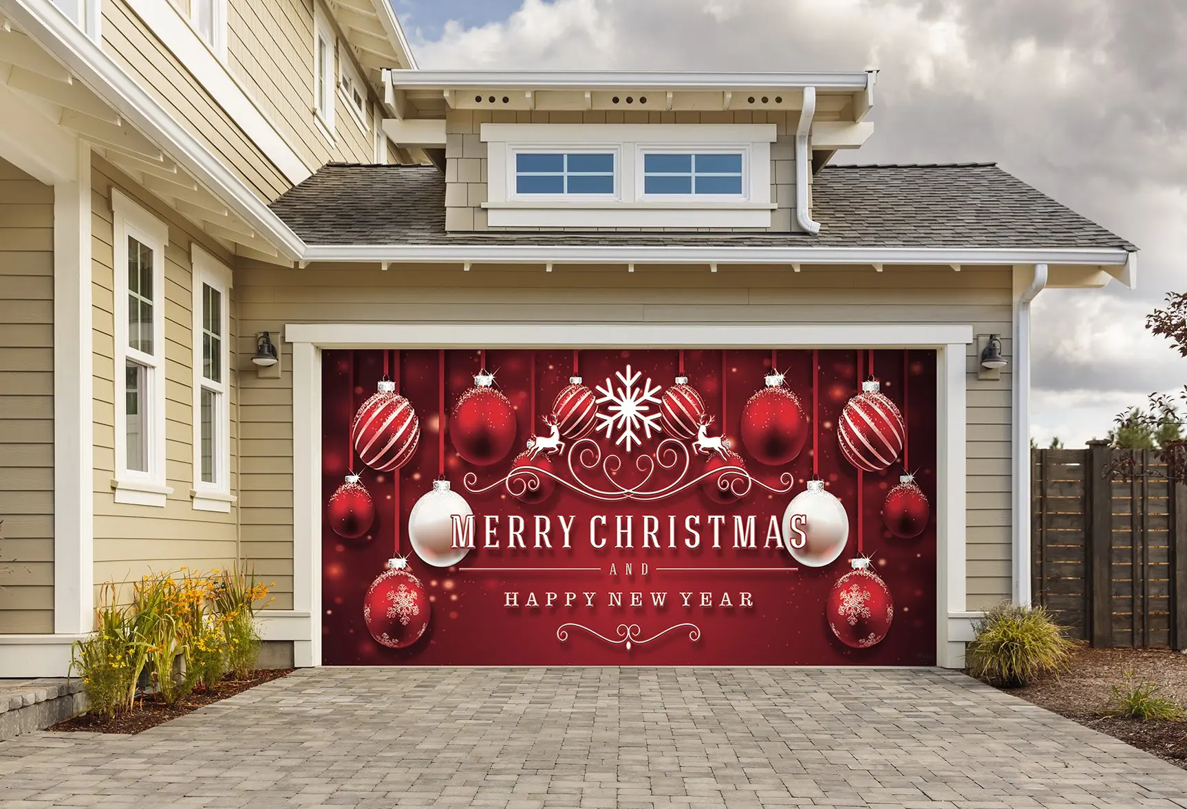 Creative Garage Door Murals Christmas Ideas in 2022