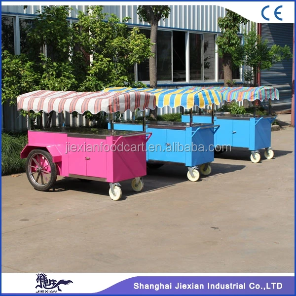 Jxic160 Ice Cream Push Cart Tricycle Ice Cream Tricycle Cart With