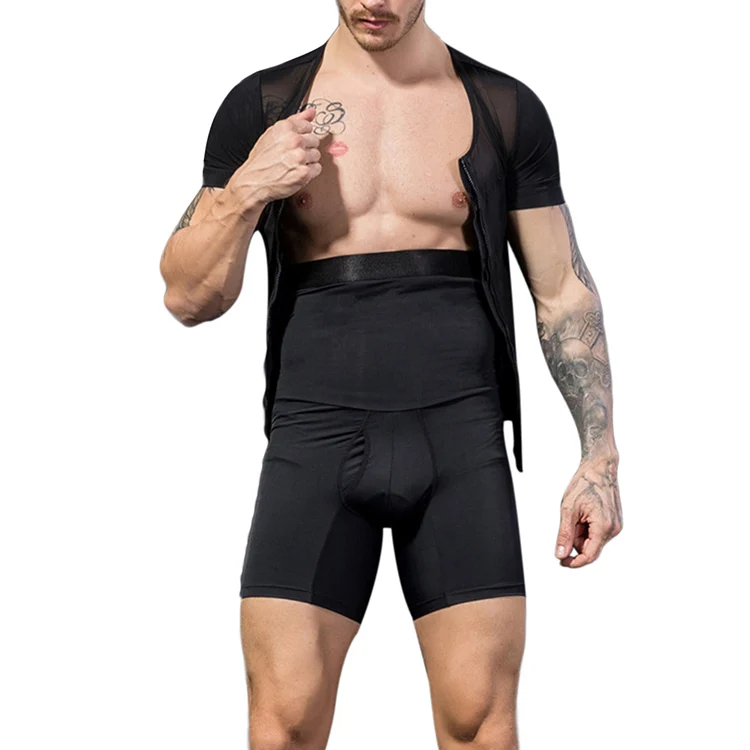 
Wholesale High Waist Elasticity Plus Size Shapewear For Men 