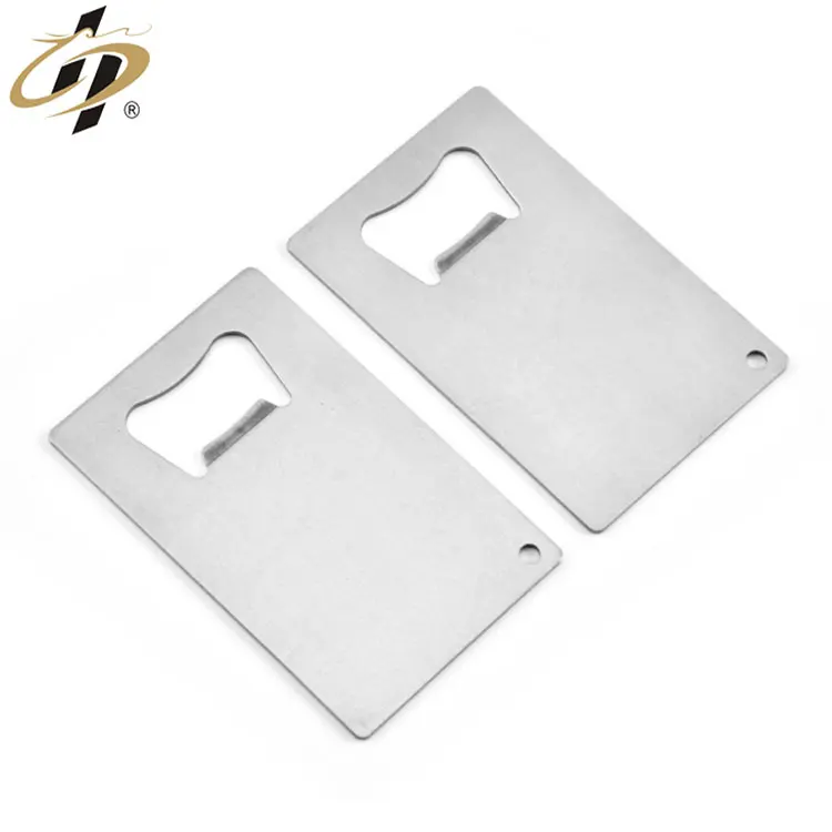 

Ready to ship stainless steel cheap metal blank credit card bottle openers, Silver metal