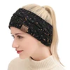 MY miyar Wholesale 2019 hot sale Winter Women Warmer Headwrap High Quality 21 Colors Plain Acrylic Winter Women Elastic Headband