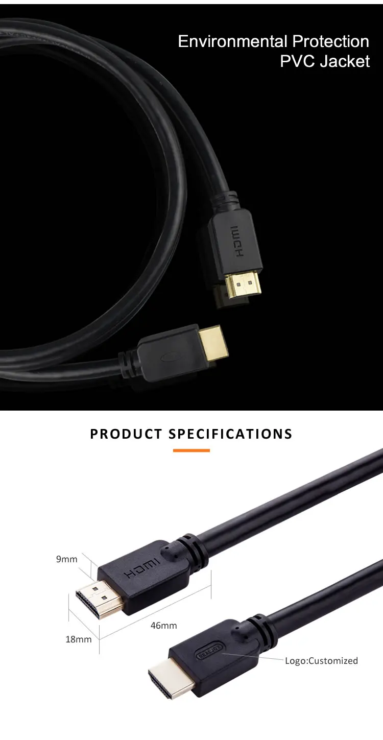 high-speed 3meters hdmi cable for tv/projector - ANKUX.COM