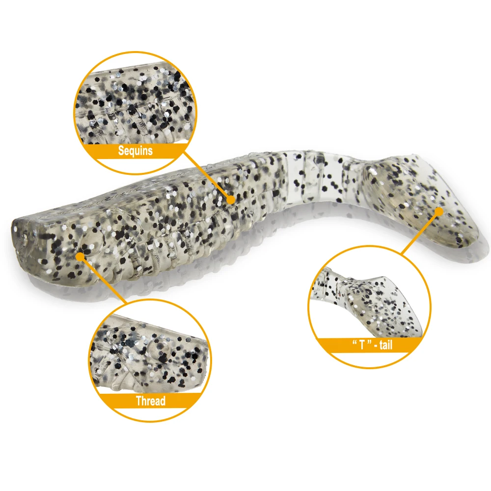 

China weihai soft silicone body wobbler fishing lure, 8 colors