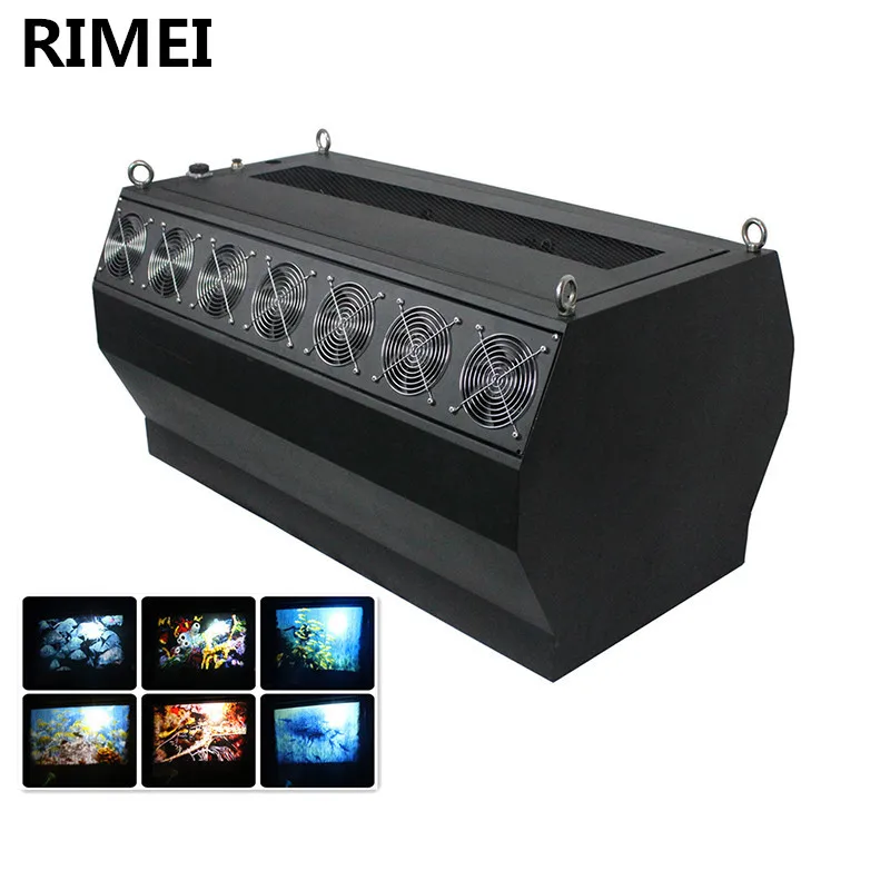 

china manufacture projection screen 1M downward spray fog screen projector screen, White and black