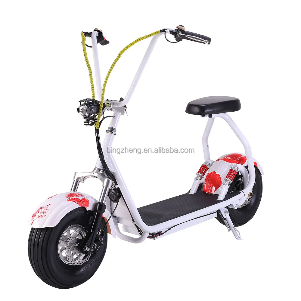 electric motorcycle scooter / electric scooter with 800W city coco electric scooter with fat tryes/big wheel electric scooter