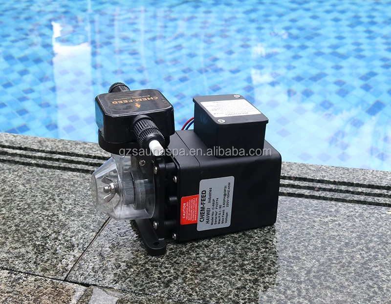2017 High Efficient Swimming Pool Blue & White Chlorine Dosing Pump