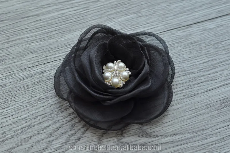 美しいシフォン花一致真珠赤ちゃん結婚式の装飾アクセサリー Buy 装飾花メーカーproduct On Alibaba Com