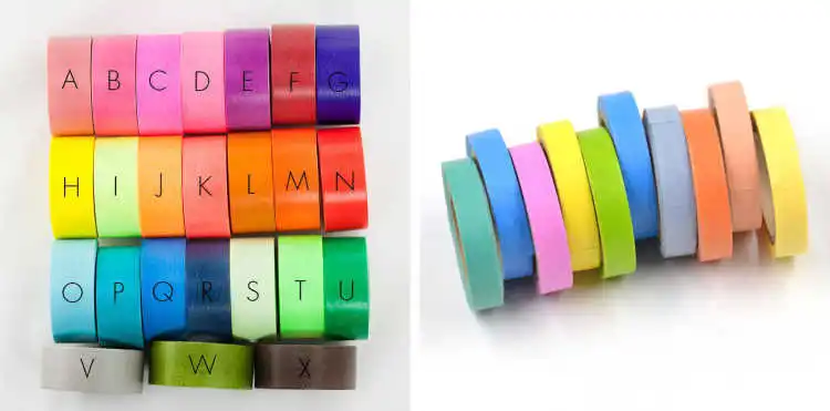  High quality and Hot sale offer custom Washi tape colorful japanese masking tape 
