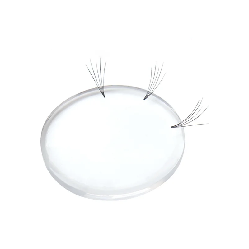 

Wholesale Clear round Silicone Pad for Eyelash Extension Easy Fan patch