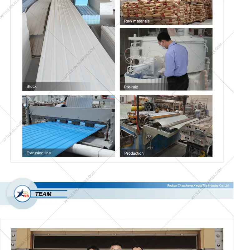Wholesale trapezoid pvc roof sheet tile ceiling