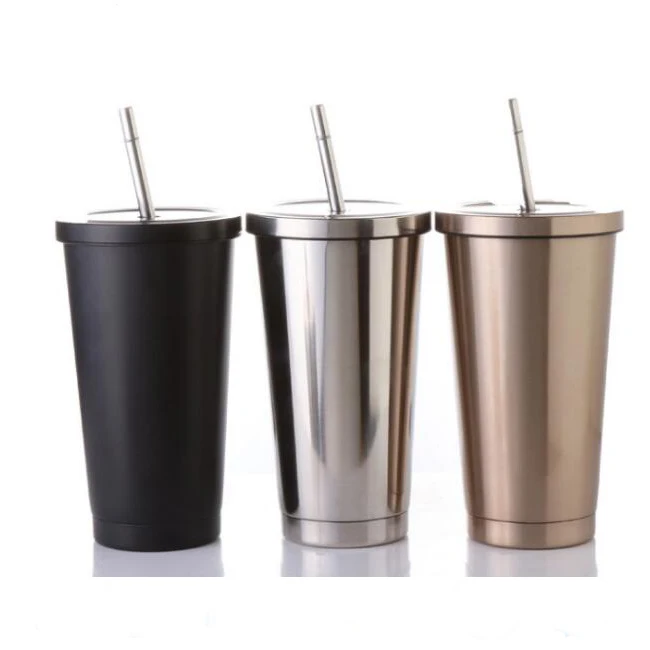 

stainless steel double wall mug,stainless steel cup,cup with straw starbacks