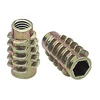 Furniture hardware insert nuts for wood m6 threaded embedded nuts