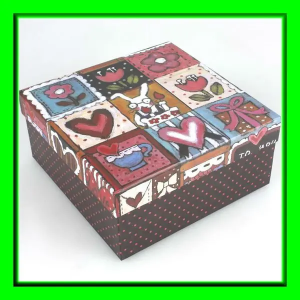 christmas chocolate paper box