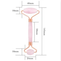 

2019 Hot Selling rose quartz Jade Roller For Face Gemstone Jade Face Roller Massage facial massager jade roller