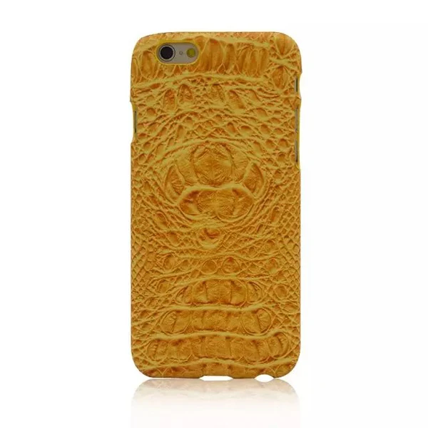

Plastic mobile phone case stick leather for iPhone6/plus, Many colors