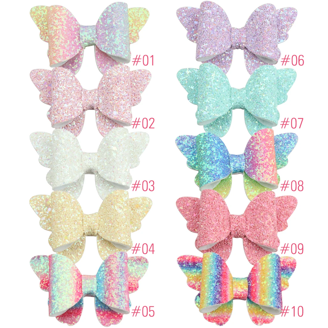 butterfly clip hair bows