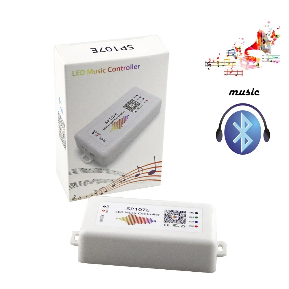 Dc524v Smart Phone Control Sp107e Led Music Controller For Ws2812