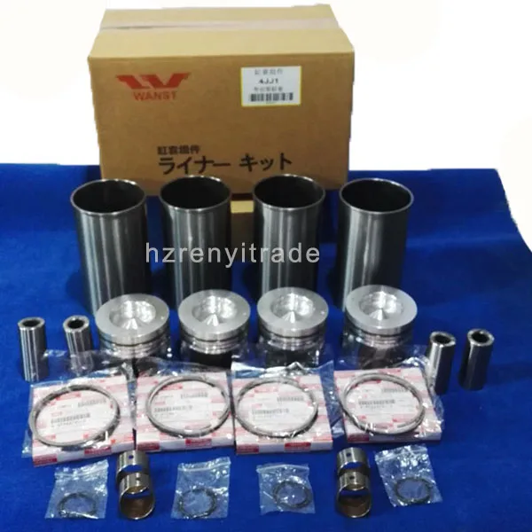 Genuine 4jj1 Diesel Engine Liner Kits,Dmax Diesel Engine Parts Rebuild ...