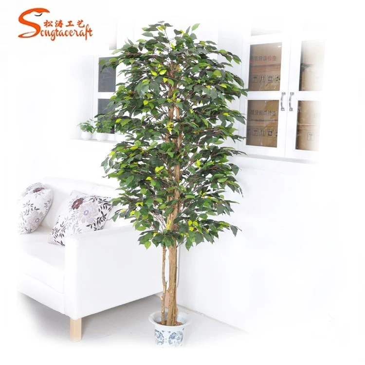 make artificial little green banyan ficus trees bonsai plant sale mini durable topiary indoor banyan tree bonsai