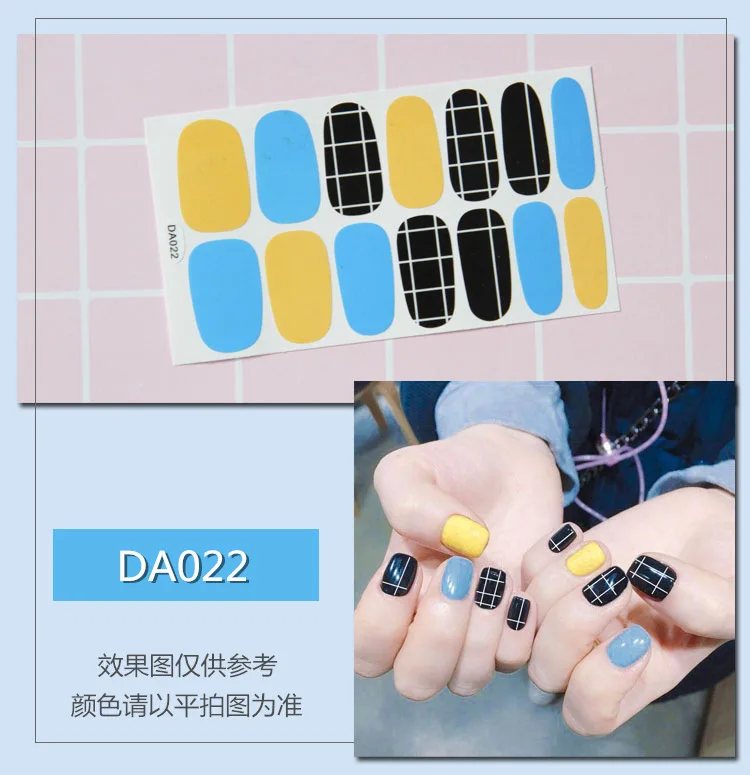 

2019 Long Lasting Marble Super Sticky Nail Polish Sticker, Picture